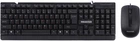 Комплект (Клавіатура + мишка) Maxxter KMS-CM-01-UA USB Black