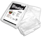 Тент посилений WHITE 90 г/м² 3х4м Bradas
