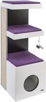 Меблі для кішок Ferplast Tiger 40х40х115 см з кігтеточкою (дряпкою), іграшкою і місцем для сну (8010690111506) - зображення 1
