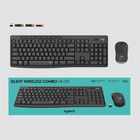 Zestaw bezprzewodowy klawiatura+mysz LOGITECH MK295 Silent Wireless Graphite (920-009800) - obraz 7