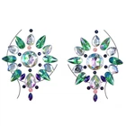 Наклейки кристали для грудей Crystals 10 8559 14.5х9 см