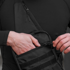 Тактическая из кордуры сумка с кобурой Черная - изображение 6