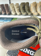 Тактические ботинки Single Sword Хаки, водонепроницаемая обувь для военных. 46 - изображение 7