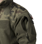 Куртка чоловіча флісова Polish Infantry Jacket - Fleece Helikon-Tex Olive Green/PL Woodland L Тактична - зображення 4