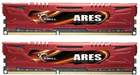 Оперативна пам'ять G.Skill DDR3-1600 16384MB PC3-12800 (Kit of 2x8192) Ares LP Red (F3-1600C9D-16GAR) - зображення 1