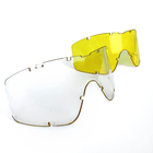 Тактичні захисні окуляри-маска зі змінними лінзами койот 303 універсальні - зображення 4