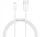 Кабель Baseus Superior Series Fast Charging Data Cable USB to iP 2.4A 1.5m White (CALYS-B02)