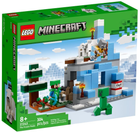 Zestaw klocków LEGO Minecraft Ośnieżone szczyty 304 elementy (21243) - obraz 1