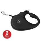 Поводок-рулетка COLLAR для собак до 12 кг, размер XS, 3 метра, Черный (81231)