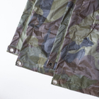 Пончо Дождевик Плащ палатка Тент Камуфлированный Тактический Крепкий Ткань-пропитка Minshen размер 2XL - изображение 7