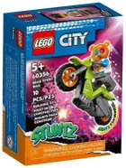 Zestaw klocków LEGO City Motocykl kaskaderski z niedźwiedziem 10 elementów (60356) - obraz 1