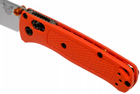 Нож складной Benchmade 533 Mini Bugout, оранжевая рукоять - изображение 7