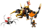 Zestaw klocków LEGO Ninjago Smok Ziemi Cole'a EVO 285 elementów (71782) - obraz 2