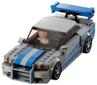 Zestaw LEGO Speed ​​Champions Nissan Skyline GT-R (R34) Podwójny dopalacz 319 elementów (76917) - obraz 3