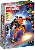 Zestaw klocków LEGO Super Heroes Mechaniczna zbroja Rocketa 98 elementów (76243) - obraz 1