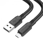 Кабель Micro USB Borofone BX81 (2.4А/1 м) Черный