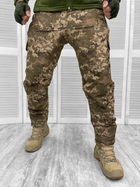 Зимние штаны тактические водонепроницаемые флисовые мембрана основной склад XXL Пиксель армейские для военных - изображение 2