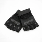 Тактичні безпалі рукавички зсу, Армійські Рукавиці тактичні безпалі, Тактичні рукавиці Чорні XL - зображення 4