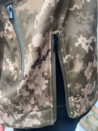 Тактична куртка Softshell армійська військова флісова куртка колір піксель софтшел розмір 56 для ЗСУ 56-02 - зображення 5