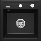 Кухонна мийка граніт DEANTE Zorba 440х440х184 мм (ZQZ_N103) - зображення 1