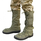 Гамаши Утепленные для Обуви Бахилы на Берцы Дождевые для Защиты Ног Олива M(39-42) - изображение 1