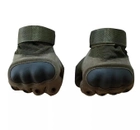 Тактичні Рукавиці Tactical Gloves PRO закриті рукавички олива розмір M - зображення 3