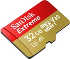 Sandisk microSDHC 32GB Extreme Action A1 Class 10 V30 UHS-I U3 (SDSQXAF-032G-GN6AA) - зображення 2