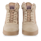 Чоловічі тактичні черевики берці Zelart Military Rangers 0217 46 Khaki - зображення 3