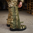 Тактические Бахилы водонепроницаемые, Военные гамаши на обувь для Защиты от Дождя Пиксель L(42-45) - изображение 6