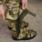 Тактические Бахилы водонепроницаемые, Военные гамаши на обувь для Защиты от Дождя Пиксель M(39-41) - изображение 8