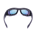 Захисні тактичні окуляри з поляризацією Daisy C6 Black + 4 комплекти лінз - зображення 2