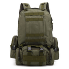 Военный тактический рюкзак military зеленый R-456 - изображение 3