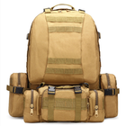 Тактичний військовий рюкзак military хакі R-455 - зображення 5