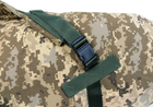Большой армейский баул, сумка-рюкзак два в одном 100L пиксель ВСУ Ukr Military 80х40х40 см (sum0021368) Хаки - зображення 10