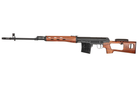 Снайперська страйкбольна гвинтівка A&K SVD Wood Imitation - зображення 1