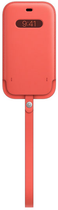 Чохол-кишеня Apple MagSafe Leather Sleeve для Apple iPhone 12/12 Pro Pink Citrus (MHYA3) - зображення 1