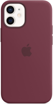 Панель Apple MagSafe Silicone Case для Apple iPhone 12 mini Plum (MHKQ3) - зображення 4