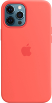 Панель Apple MagSafe Silicone Case для Apple iPhone 12 Pro Max Pink Citrus (MHL93)