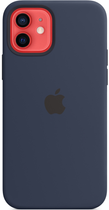 Etui Apple MagSafe Silicone Case do Apple iPhone 12/12 Pro Deep Navy (MHL43) - obraz 3