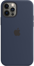 Etui Apple MagSafe Silicone Case do Apple iPhone 12/12 Pro Deep Navy (MHL43) - obraz 7