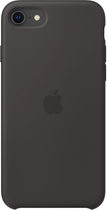 Etui Apple Silicone Case do Apple iPhone SE Black (MXYH2) - obraz 1