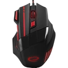 Комп'ютерна миша Esperanza EGM201R Wolf Black/Red USB (EGM201R)