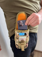 Тактичний підсумок Molle сумка органайзер для телефону Multicam - зображення 2