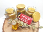 Набор свечей из натурального пчелиного воска в стеклянной баночке Zigrivay 3шт (6,5х5,5см)(10008) - изображение 1