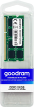 Оперативна пам'ять Goodram SO-DIMM DDR3-1333 4096MB PC3-10600 (GR1333S364L9S/4G) - зображення 1