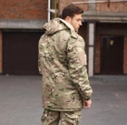 Куртка-бушлат військова чоловіча тактична ЗСУ Мультикам 8584 46 розмір TR_8584 - зображення 3