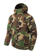 Куртка Wolfhound Hoodie - Climashield Apex 67G Helikon-Tex US Woodland S Тактична - зображення 1