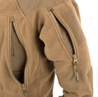 Куртка толстовка флісова Stratus Jacket - Heavy Fleece Helikon-Tex Coyote XXXL Тактична чоловіча - зображення 8
