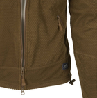 Кофта Alpha Tactical Jacket - Grid Fleece Helikon-Tex Coyote XL Тактическая мужская - изображение 4