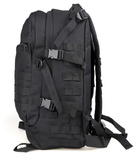 Рюкзак туристический ранец сумка на плечи для выживание Черный 40 л (Alop) водонепроницаемый двулямочный с множеством практичных карманов и отделений - изображение 2